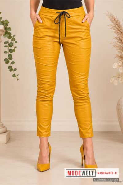 Designhose Luxury Star Maisgelb |Gr. 36 bis 48|, Anr.: 3866
