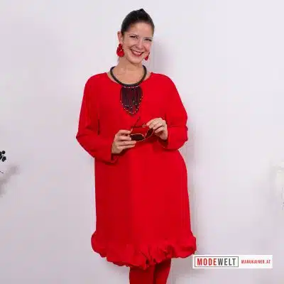 BallonTunika Rosso |Gr. UNI 38-46|, Anr.: 3892