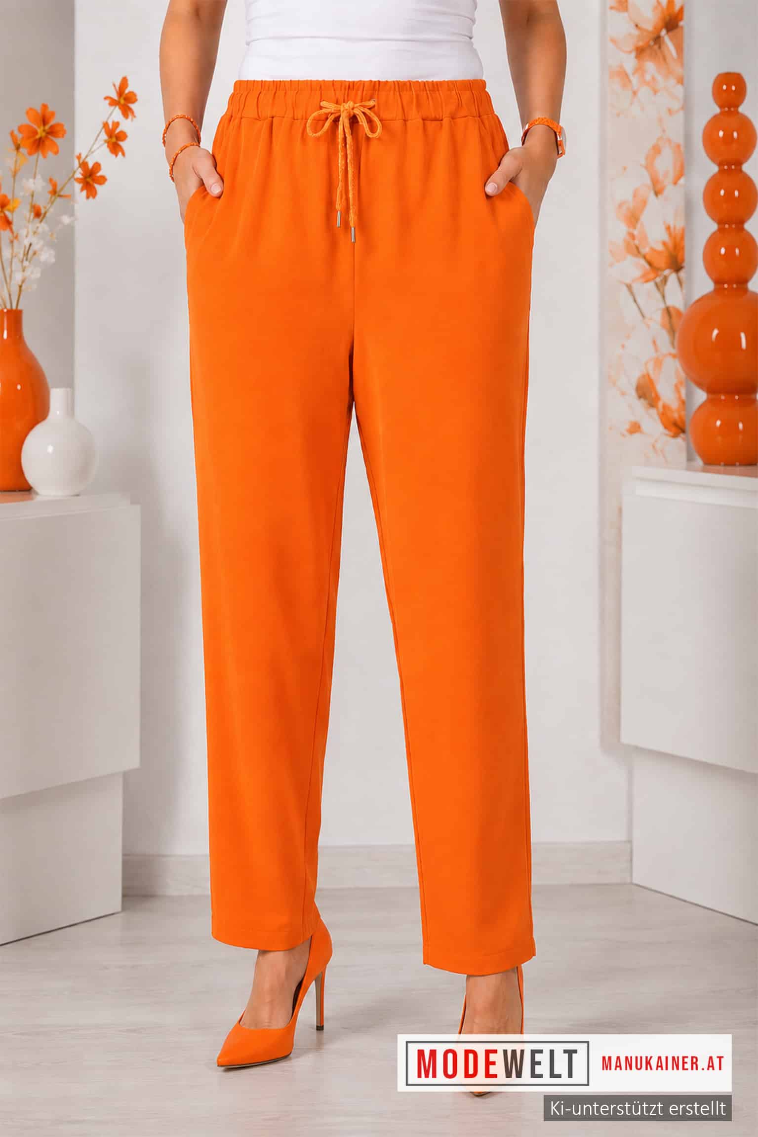 DesignHose Helena Orange |Gr. 38-48+|, Anr.: 3924