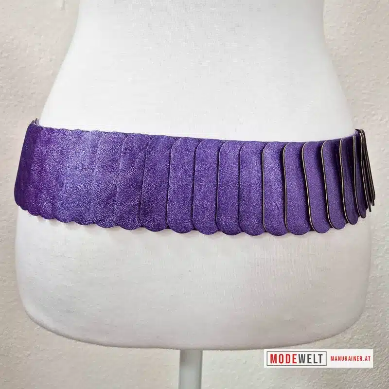 Stretchgürtel Lila Goldschnalle, Anr.: 3949 – Bild 2