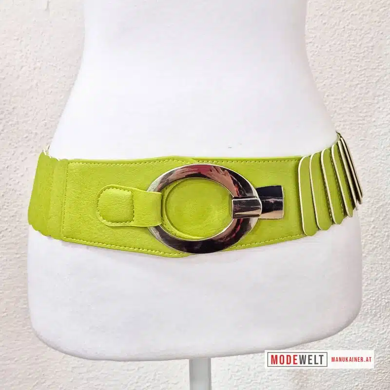 Stretchgürtel Lemon Goldschnalle, Anr.: 3951