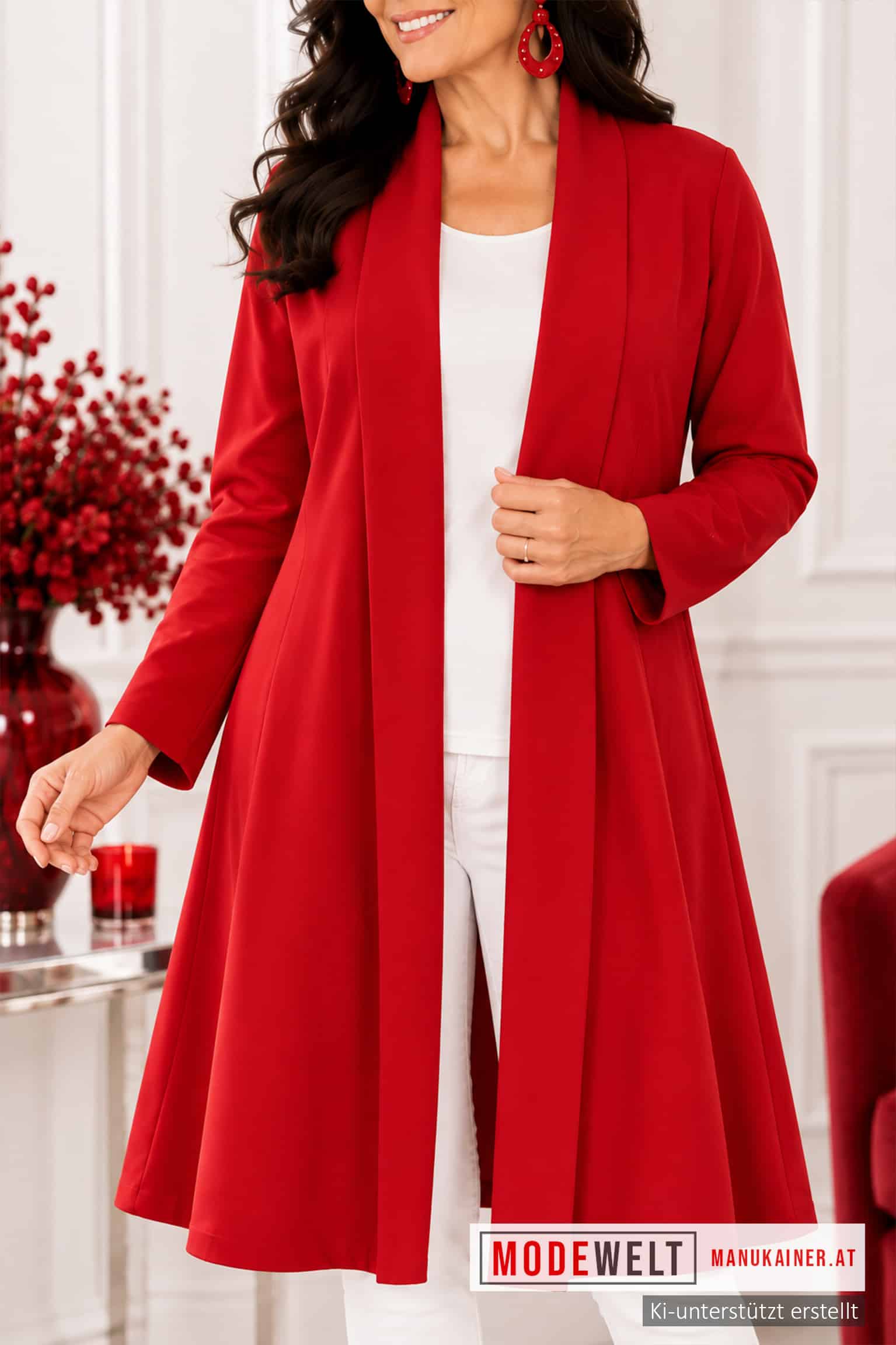 Blazermantel Elaine, Rosso |Gr. UNI 40-48+|, Anr.: 3969 – Bild 2