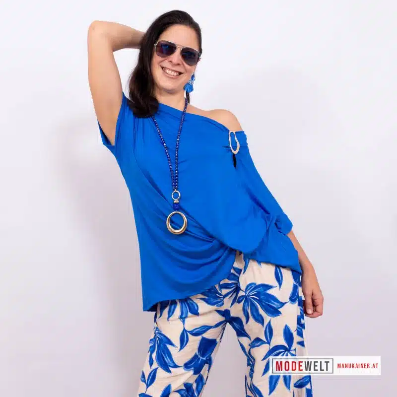 Edelshirt Eleganza Blau |Gr. UNI 40-48+|, Anr.: 3988 – Bild 2
