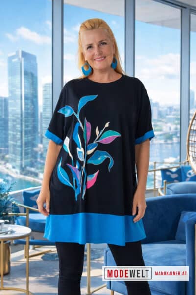 Tunika Blue Happiness |Gr. UNI 38-48+|, Anr.: 4009
