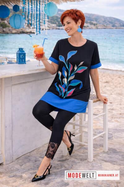 Tunika Blue Happiness |Gr. UNI 36-48+|, Anr.: 4009