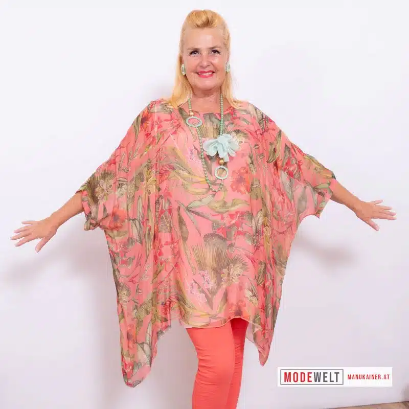 SeidenfeelTunika Exotic Flowers |Gr. UNI 40-48+|, Anr.: 4057