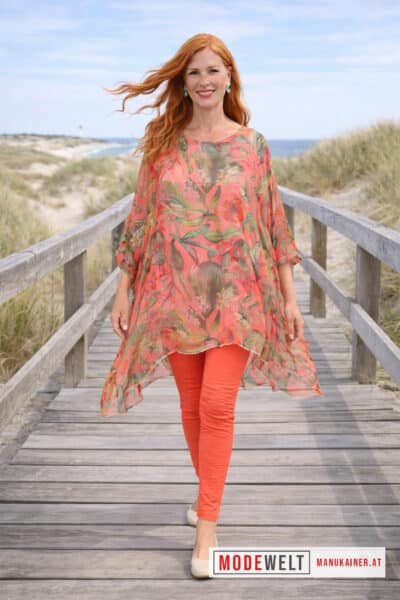 SeidenfeelTunika Exotic Flowers |Gr. UNI 40-48+|, Anr.: 4057
