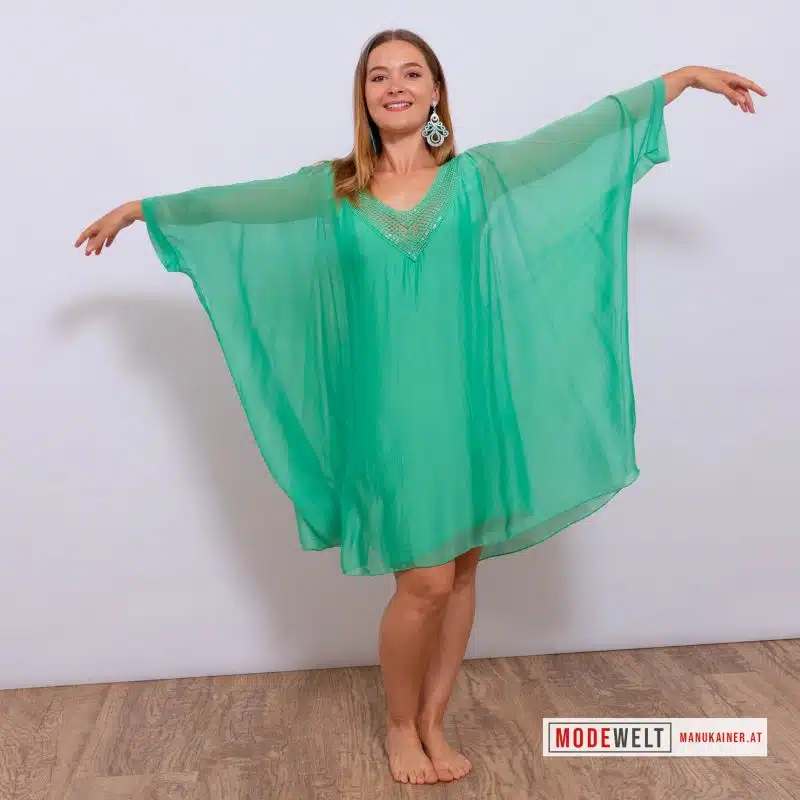 Seidenfeel Tunika Ibiza Brilliant Green |Gr. UNI 40-48|, Anr.: 4081 – Bild 3
