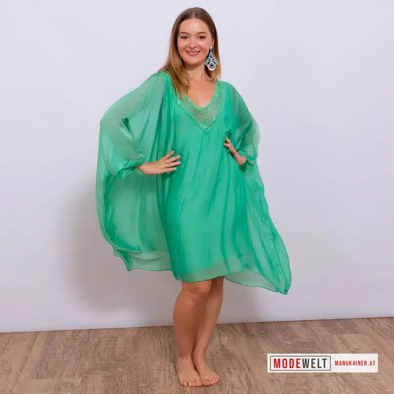 Seidenfeel Tunika Ibiza Brilliant Green |Gr. UNI 40-48|, Anr.: 4081 – Bild 5