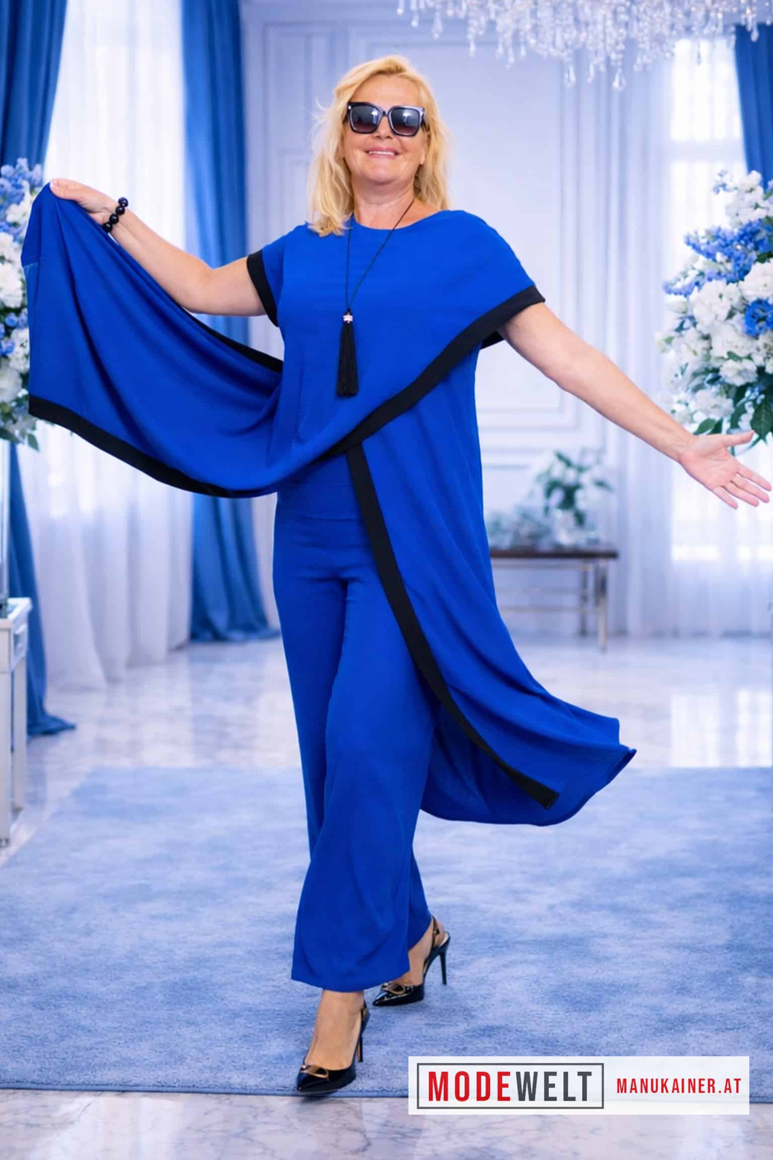 Mi Amore "La Donna" Overlayshirt Blitzblau |Gr. UNI 36-46|, Anr.: 4086 – Bild 2