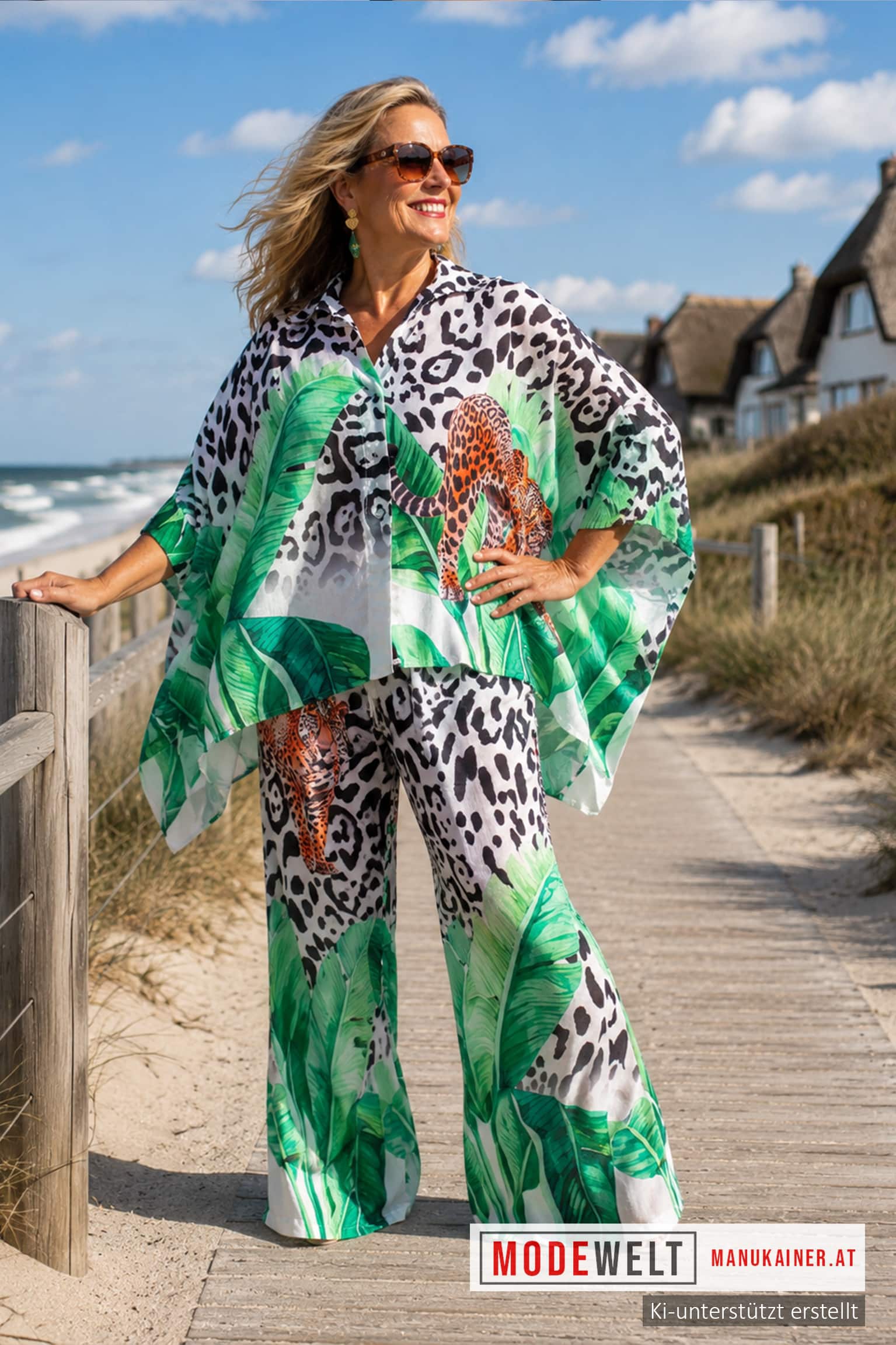 Fashion TrendBluse Jungle Queen |Gr. UNI 36-48+|, Anr.: 4113 – Bild 3