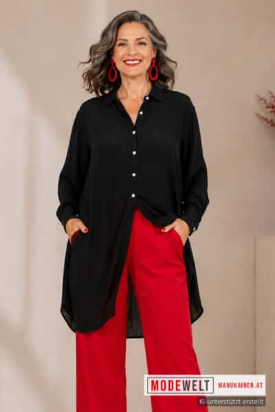 TunikaBluse Crepe Flow |Gr. UNI 36-48|, Anr.: 4138