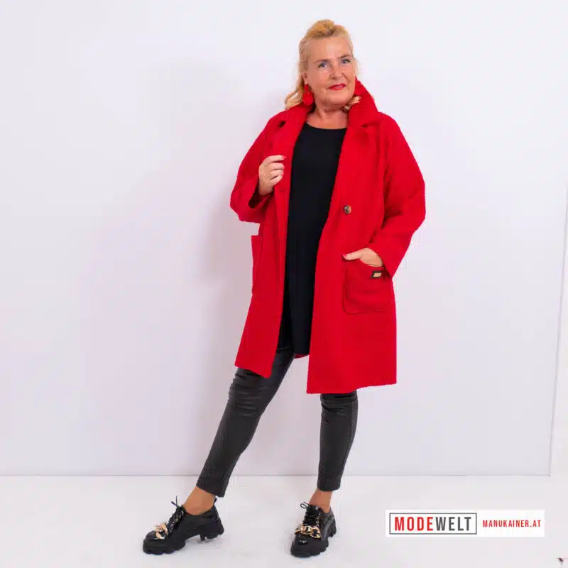Boucle Jacke Rosso |Gr. UNI 40-48|, Anr.: 4140 – Bild 3