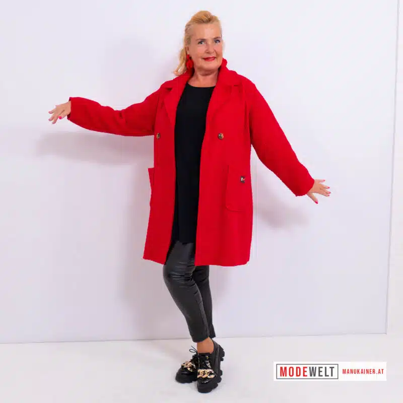 Boucle Jacke Rosso |Gr. UNI 40-48|, Anr.: 4140 – Bild 4