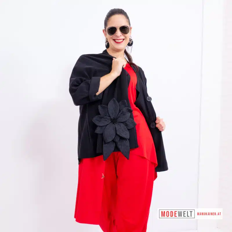 Blazerjacke Flower Statement |Gr. UNI 36-46|, Anr.: 4145 – Bild 2