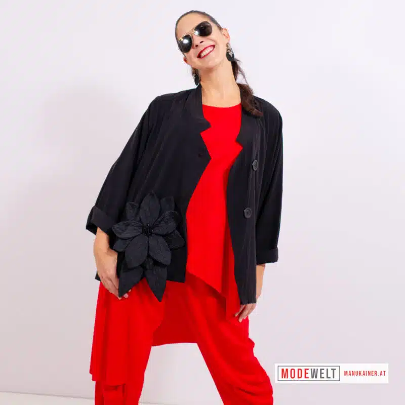 Blazerjacke Flower Statement |Gr. UNI 36-46|, Anr.: 4145 – Bild 4