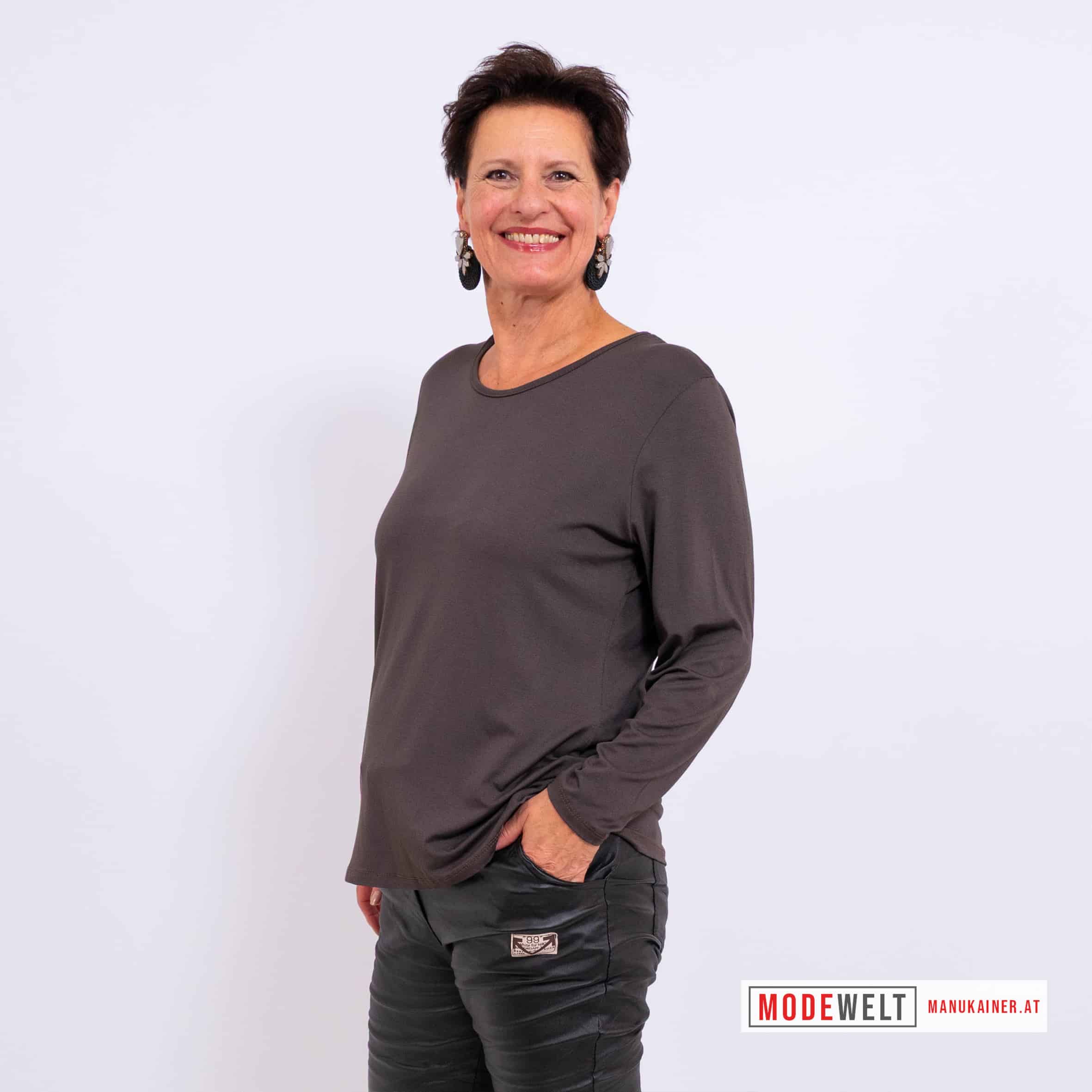 Shirt Basic Dream Longsleeve Dark Grey |Gr. UNI 36-48|, Anr.: 4159 – Bild 3