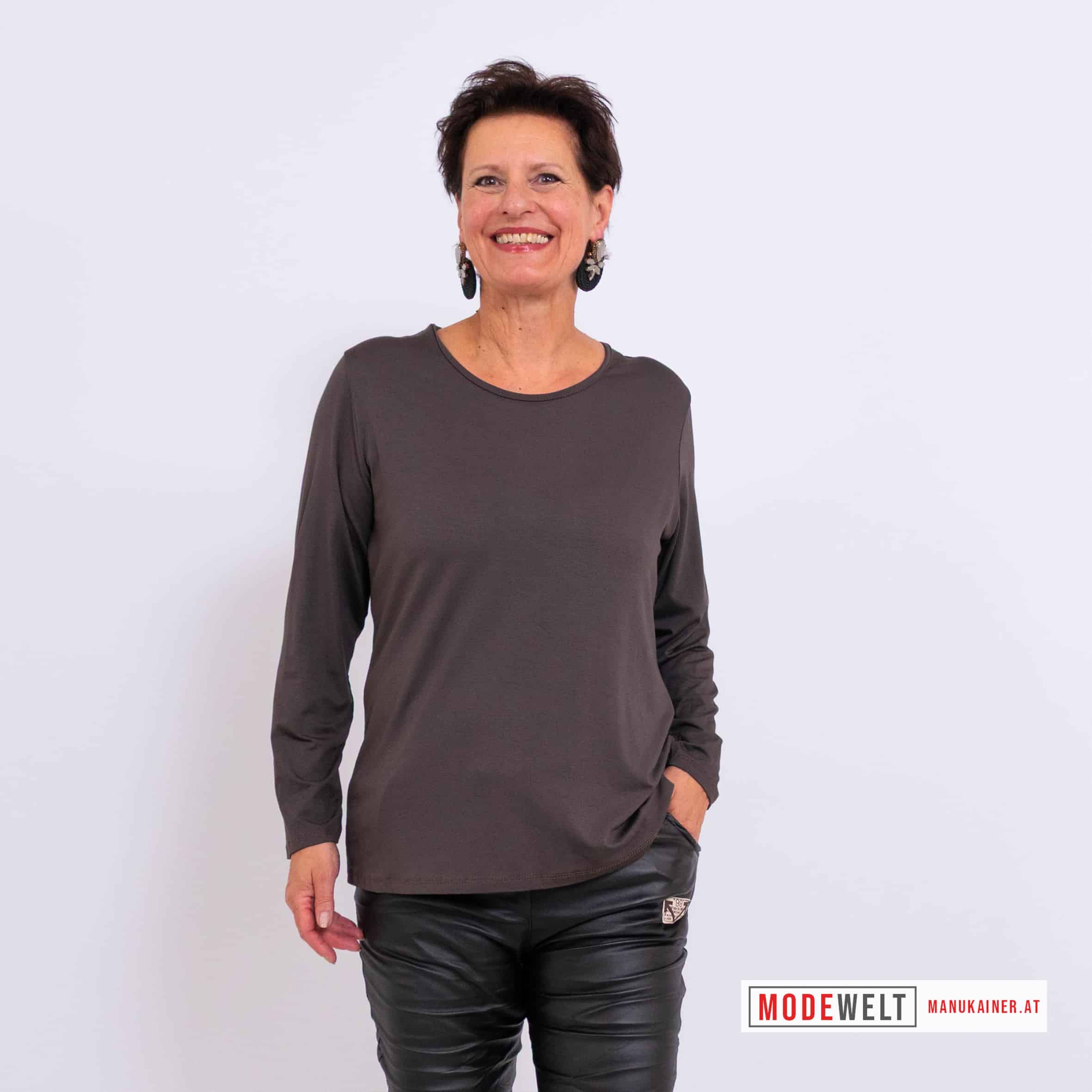 Shirt Basic Dream Longsleeve Dark Grey |Gr. UNI 36-48|, Anr.: 4159 – Bild 4
