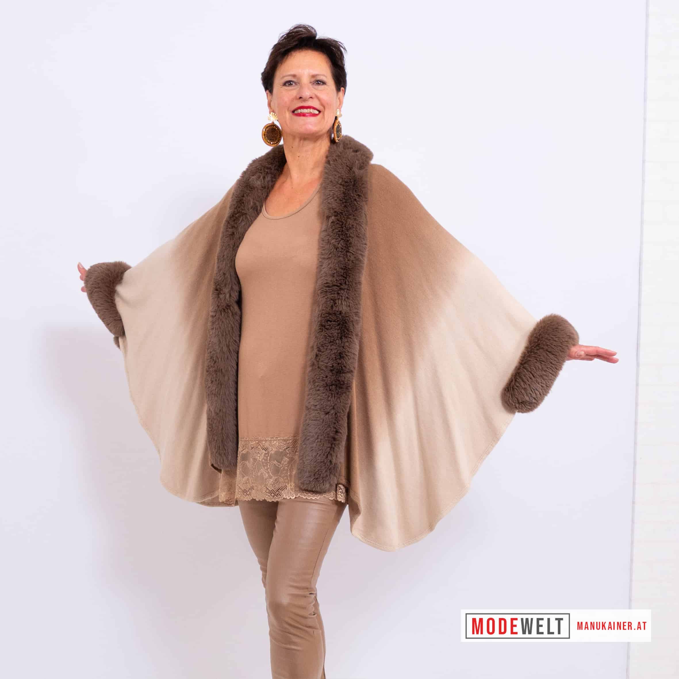 Poncho Cozy Elegance |Gr. UNI 36-48+|, Anr.: 4160 – Bild 2