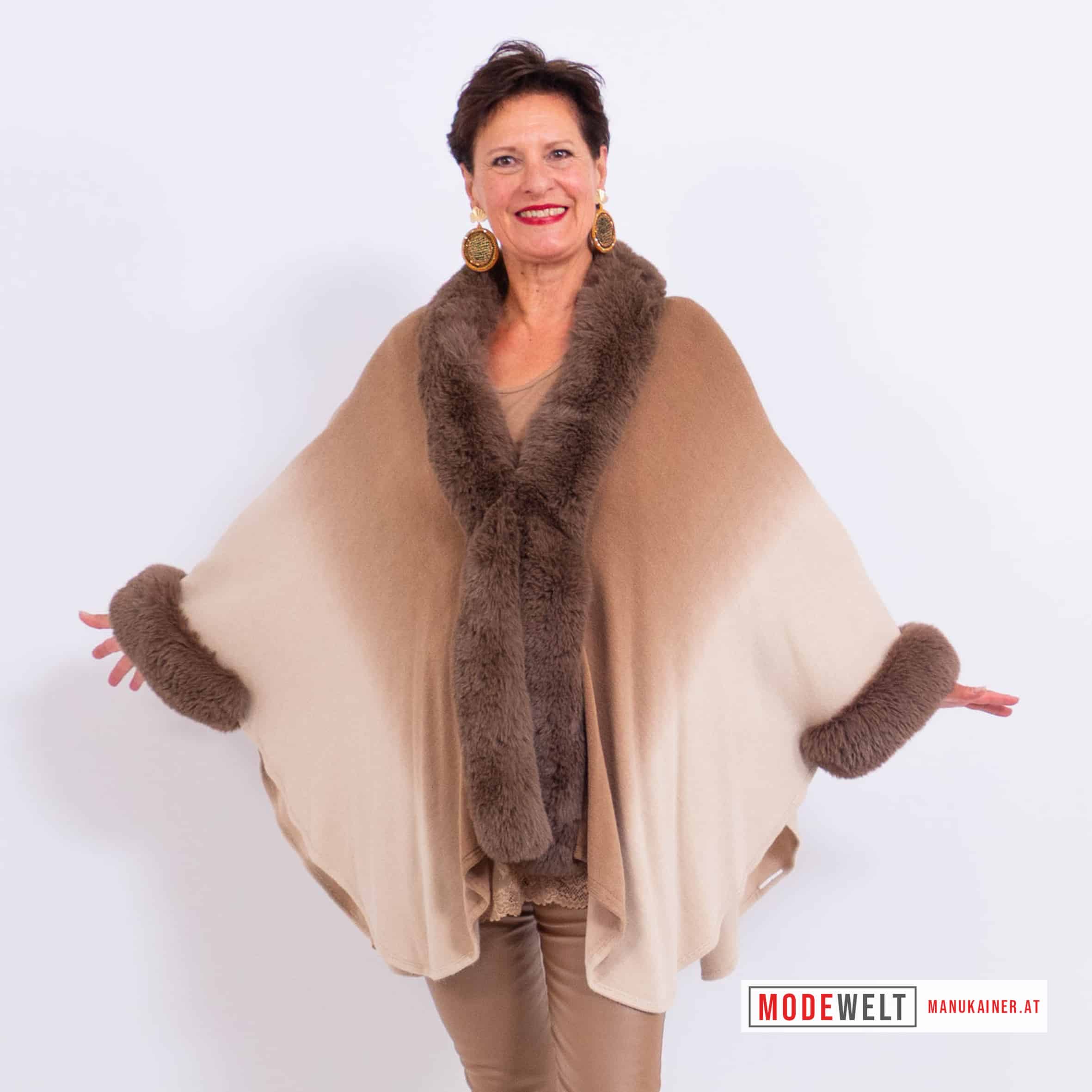 Poncho Cozy Elegance |Gr. UNI 36-48+|, Anr.: 4160 – Bild 4