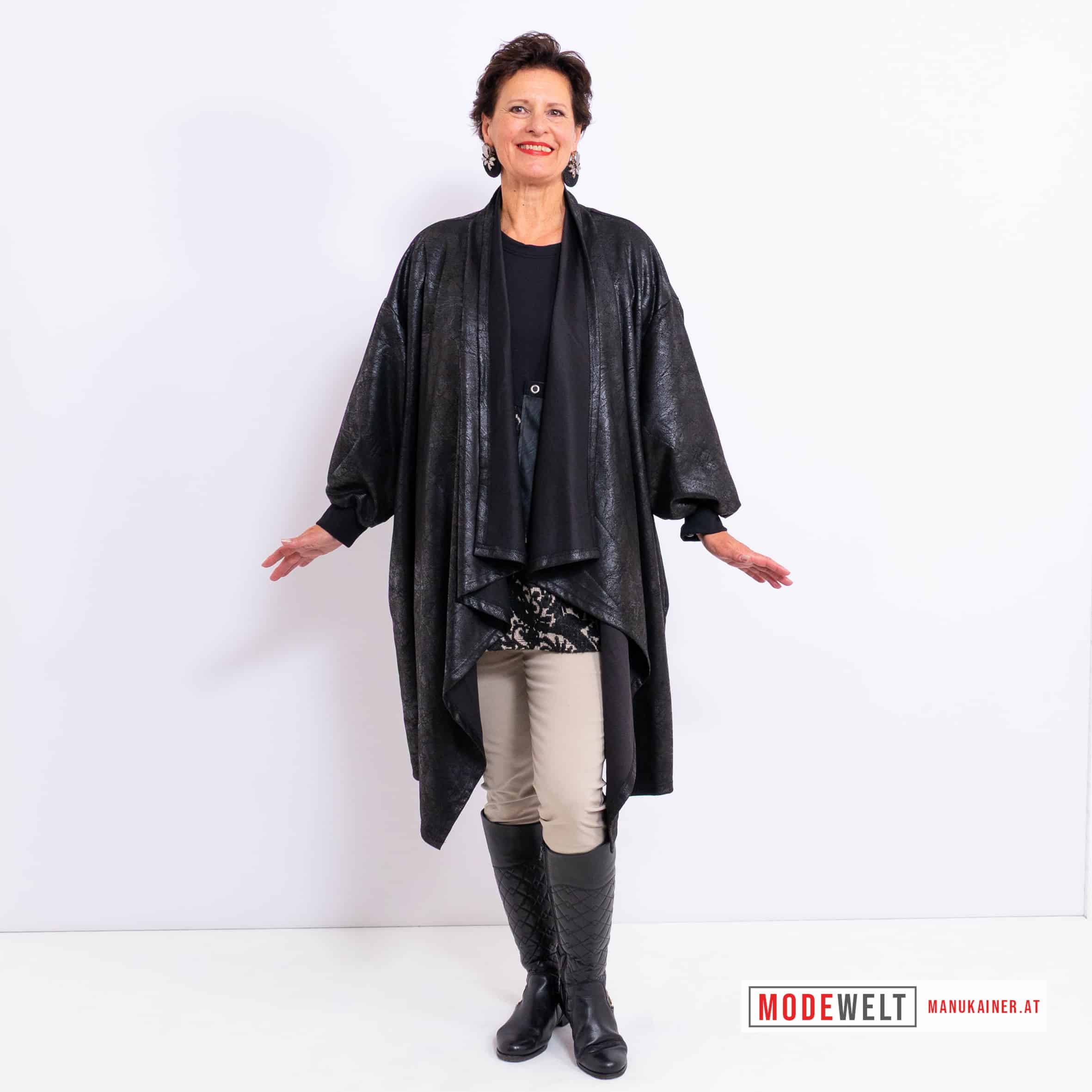 Kunstledermantel Contessa |Gr. UNI 38-48+|, Anr.: 4162