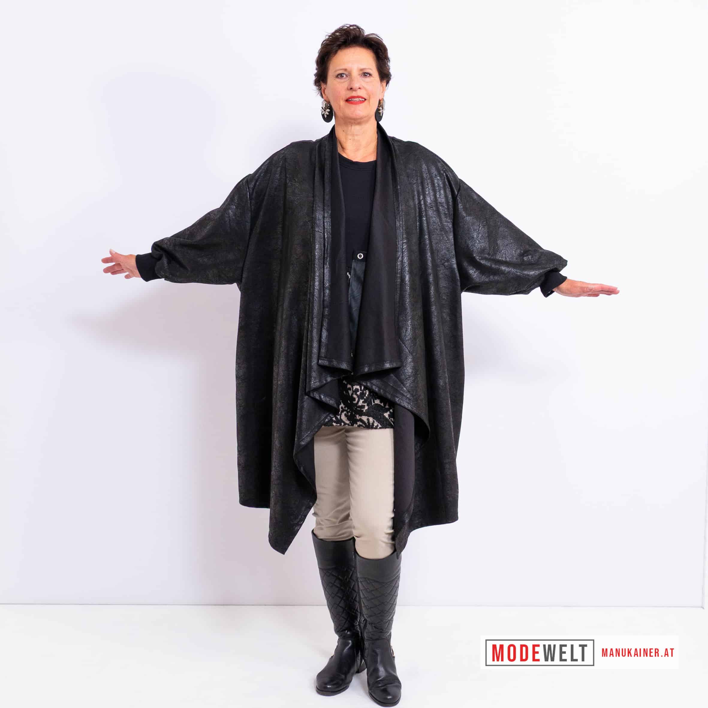 Kunstledermantel Contessa |Gr. UNI 38-48+|, Anr.: 4162 – Bild 3