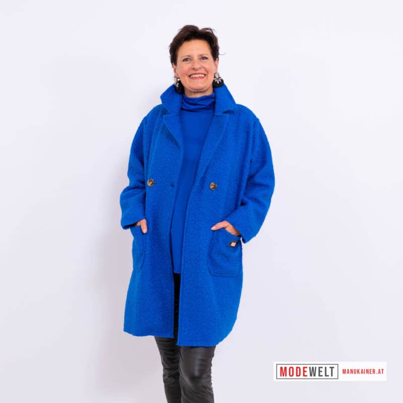 Boucle Jacke Blue Royal |Gr. UNI 40-48|, Anr.: 4168 – Bild 2
