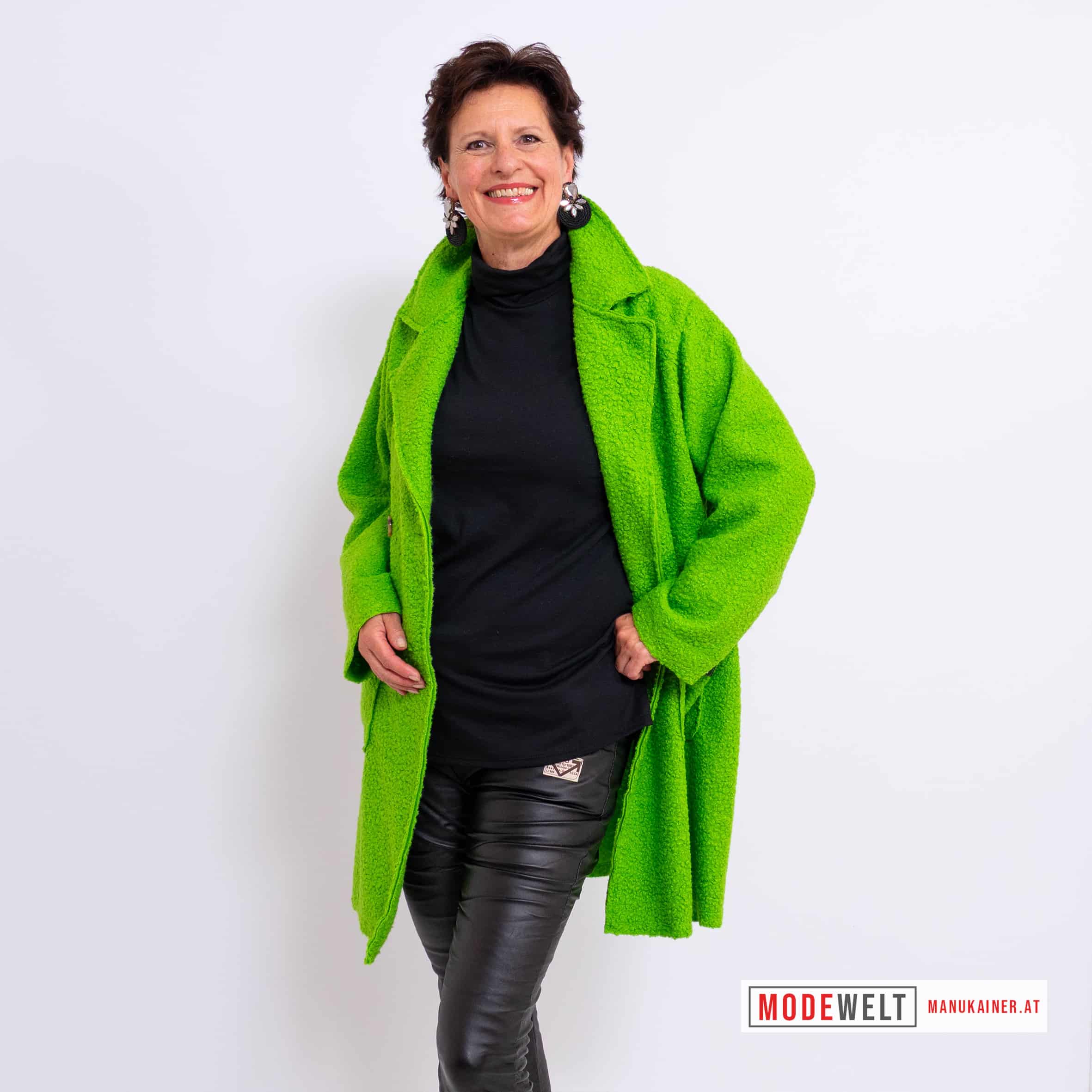 Boucle Jacke Green |Gr. UNI 40-48|, Anr.: 4170 – Bild 3