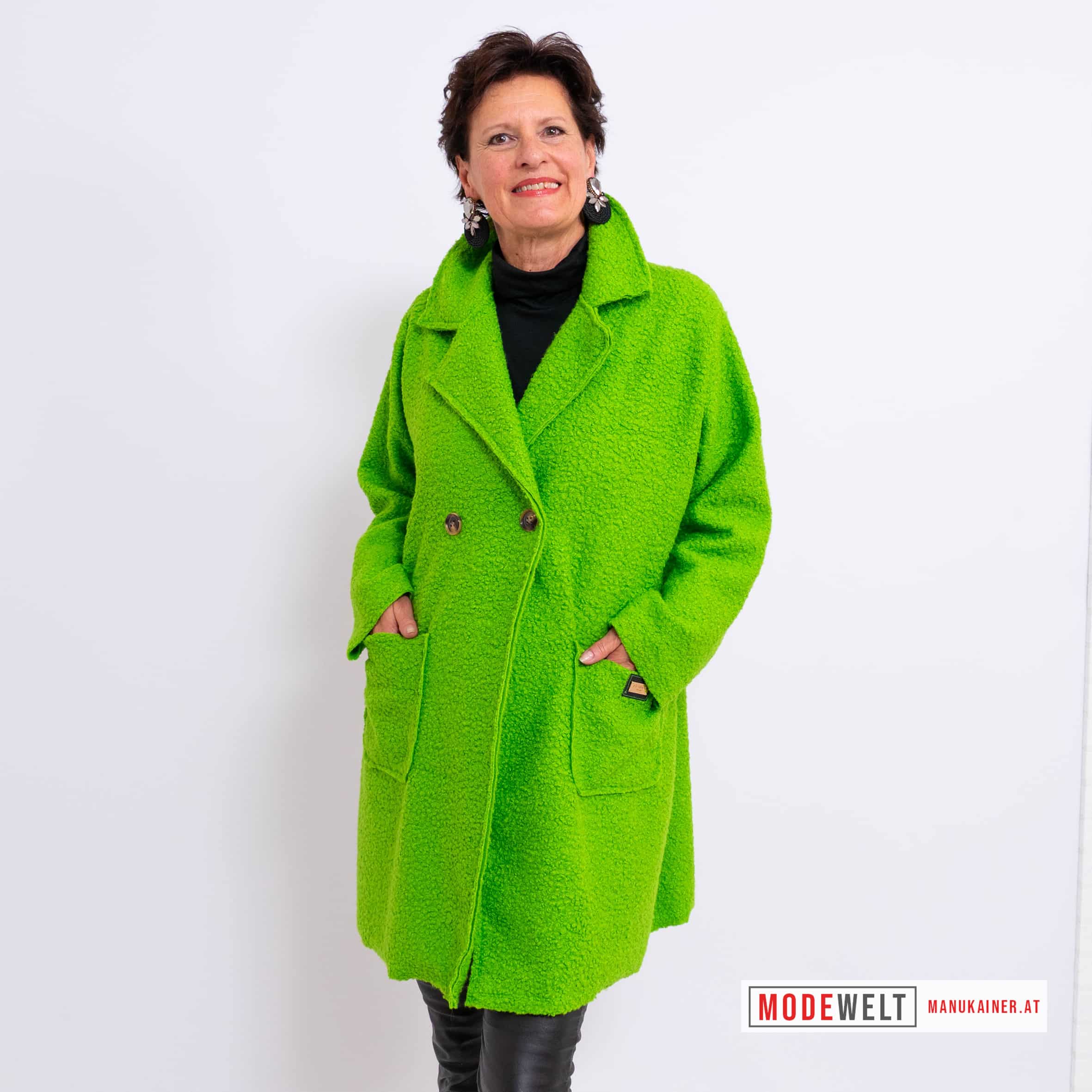 Boucle Jacke Green |Gr. UNI 40-48|, Anr.: 4170 – Bild 4