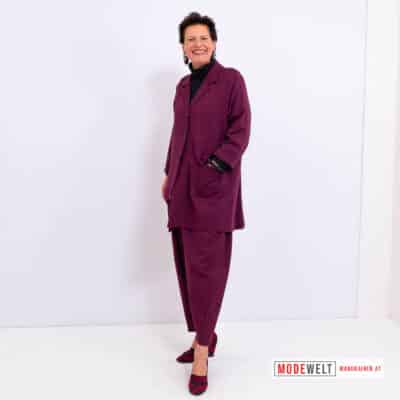 BlazerJacke Business Chic Bordeaux |Gr. UNI 38-44/46|, Anr.: 4176