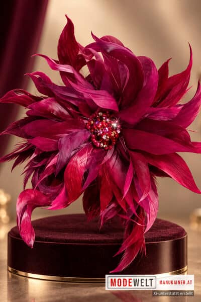 Federanstecker Flora Bordeaux, Anr.: 4182