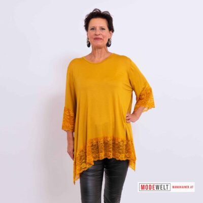 UnderSweety Kurkuma mit Spitzenärmel |Gr. UNI 40-48|, Anr.: 4198