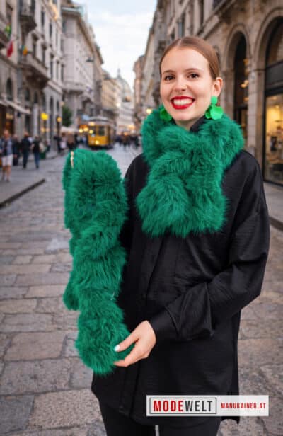 Pelzchenschal Alexa Green |Gr. UNI|, Anr.: 4201