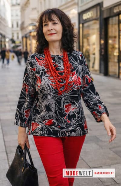 BlusenShirt Floral Classic |Gr. 34 bis 48|, Anr.: 4205