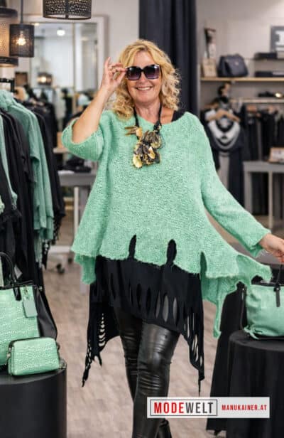 OverlookPulli Dana, Mint-Türkis |Gr. Uni 36-48+|, Anr.: 4214