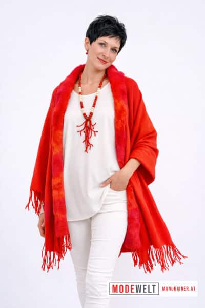 PelzchenStola RedStar |Gr. UNI 36-48+|, Anr.: 3816