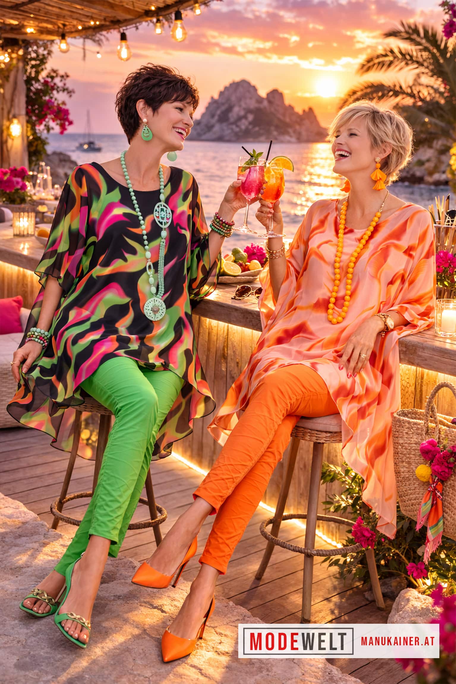 SeidenfeelTunika Sunset Flow |Gr. UNI 40-48+|, Anr.: 4231 – Bild 6