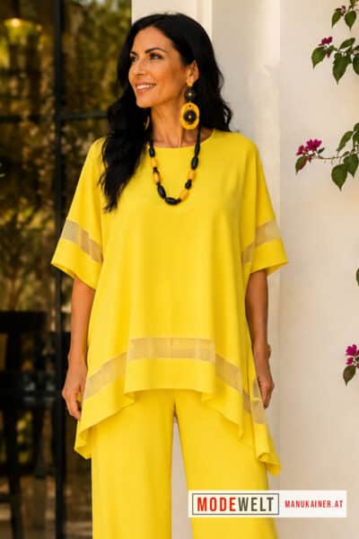 DesignShirt Sandria Gelb |Gr. UNI 36-48+|, Anr.: 4235