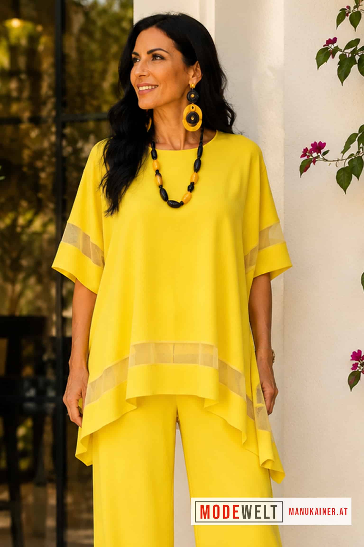 DesignShirt Sandria Gelb |Gr. UNI 36-48+|, Anr.: 4235