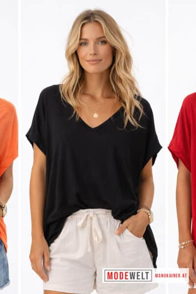 DesignShirt Eliana Black Kurzarm |Gr. UNI 38-46/48|, Anr.: 4237