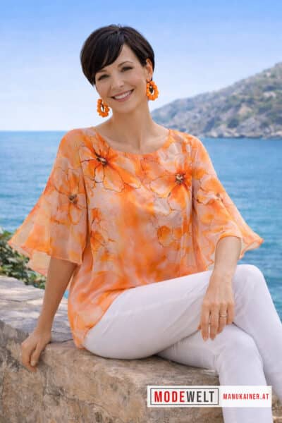 SeidenfeelBluse Sunshine Silk |Gr. UNI 36-46|, Anr.: 4244