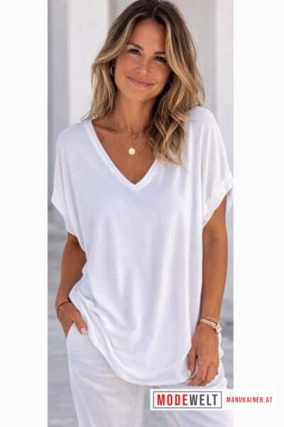 DesignShirt Eliana White Kurzarm |Gr. UNI 38-46|, Anr.: 4268