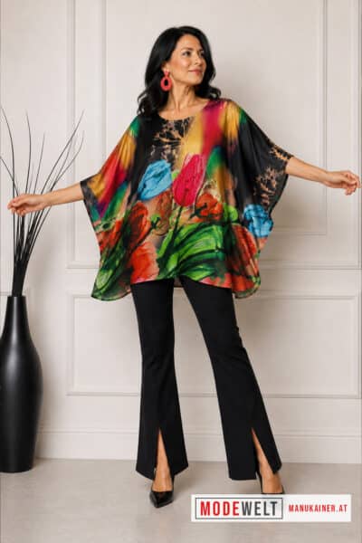 SeidenfeelBlusenShirt Bellissima |Gr. UNI 38-48+|, Anr.: 4282