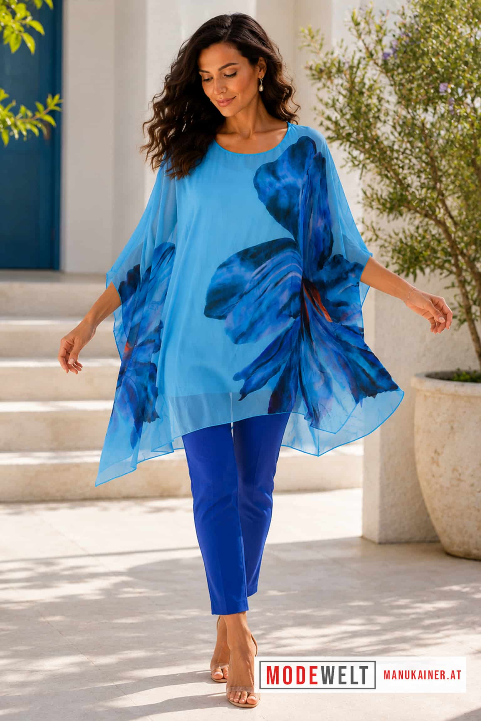 SeidenfeelTunika Ocean Paradise|Gr. UNI 40-48+|, Anr.: 4289 – Bild 2