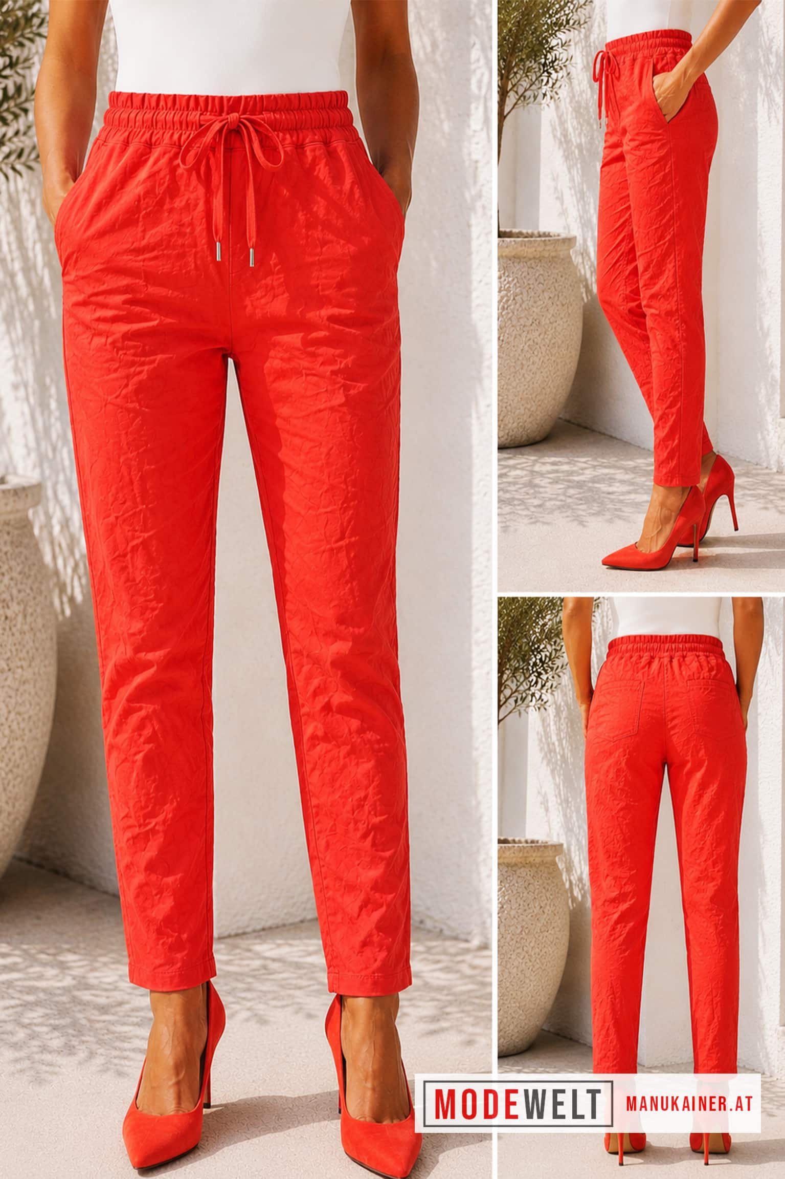 DesignCrashHose RedOrange |Gr. 36 bis 48|, Anr.: 3741 – Bild 4
