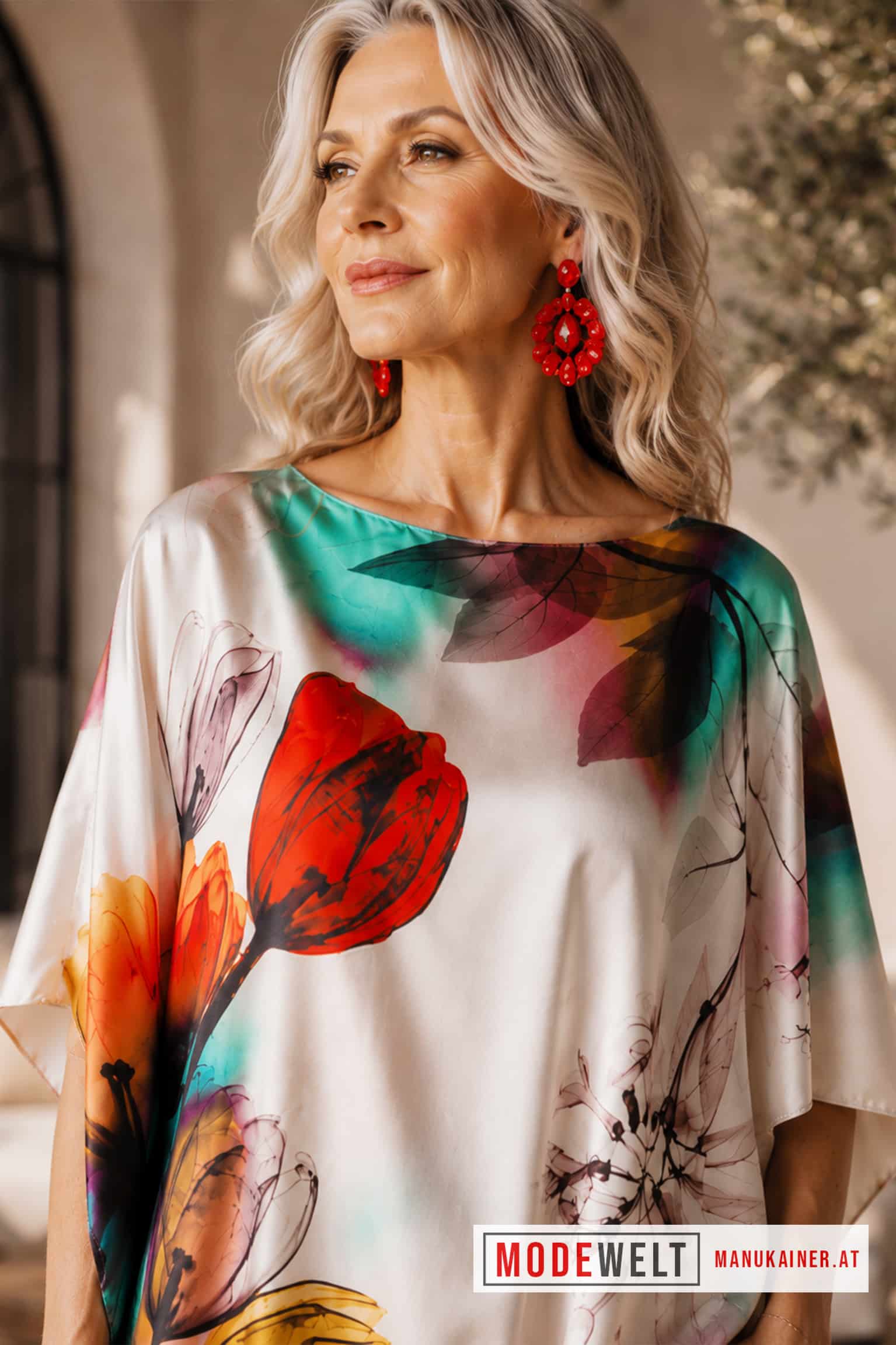 PonchoBluse "Beauty" |Gr. UNI 36-48|, Anr.: 4296 – Bild 5