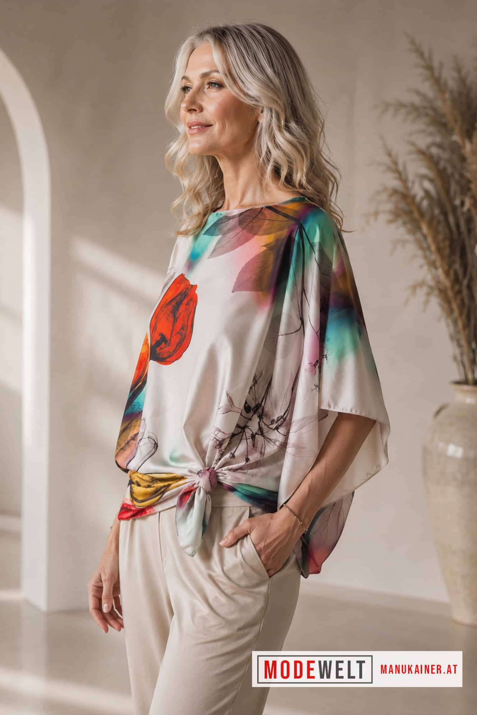 PonchoBluse "Beauty" |Gr. UNI 36-48|, Anr.: 4296 – Bild 7