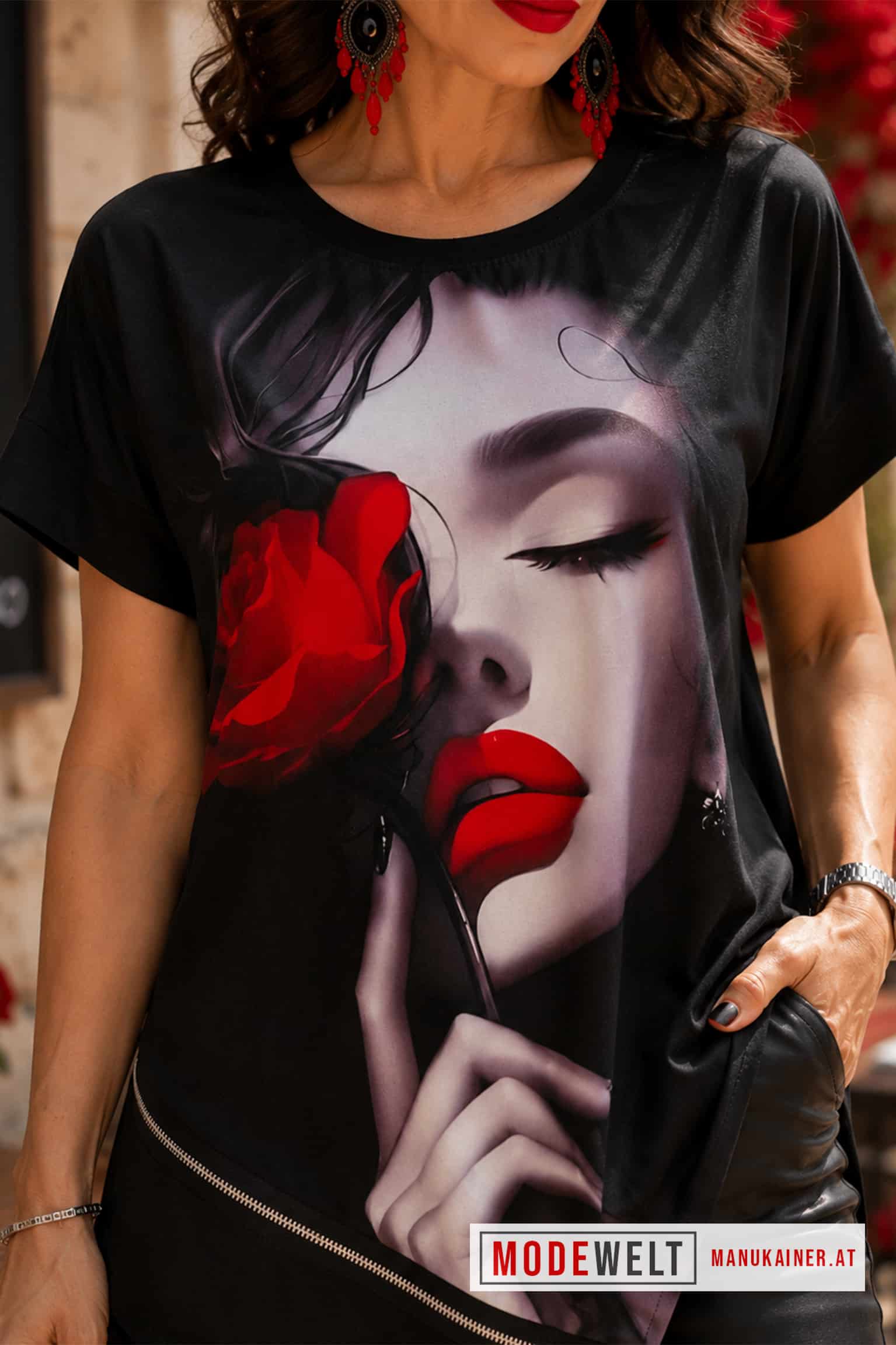 ShirtTunika Red Rose |Gr. UNI 38-46|, Anr.: 4322 – Bild 5
