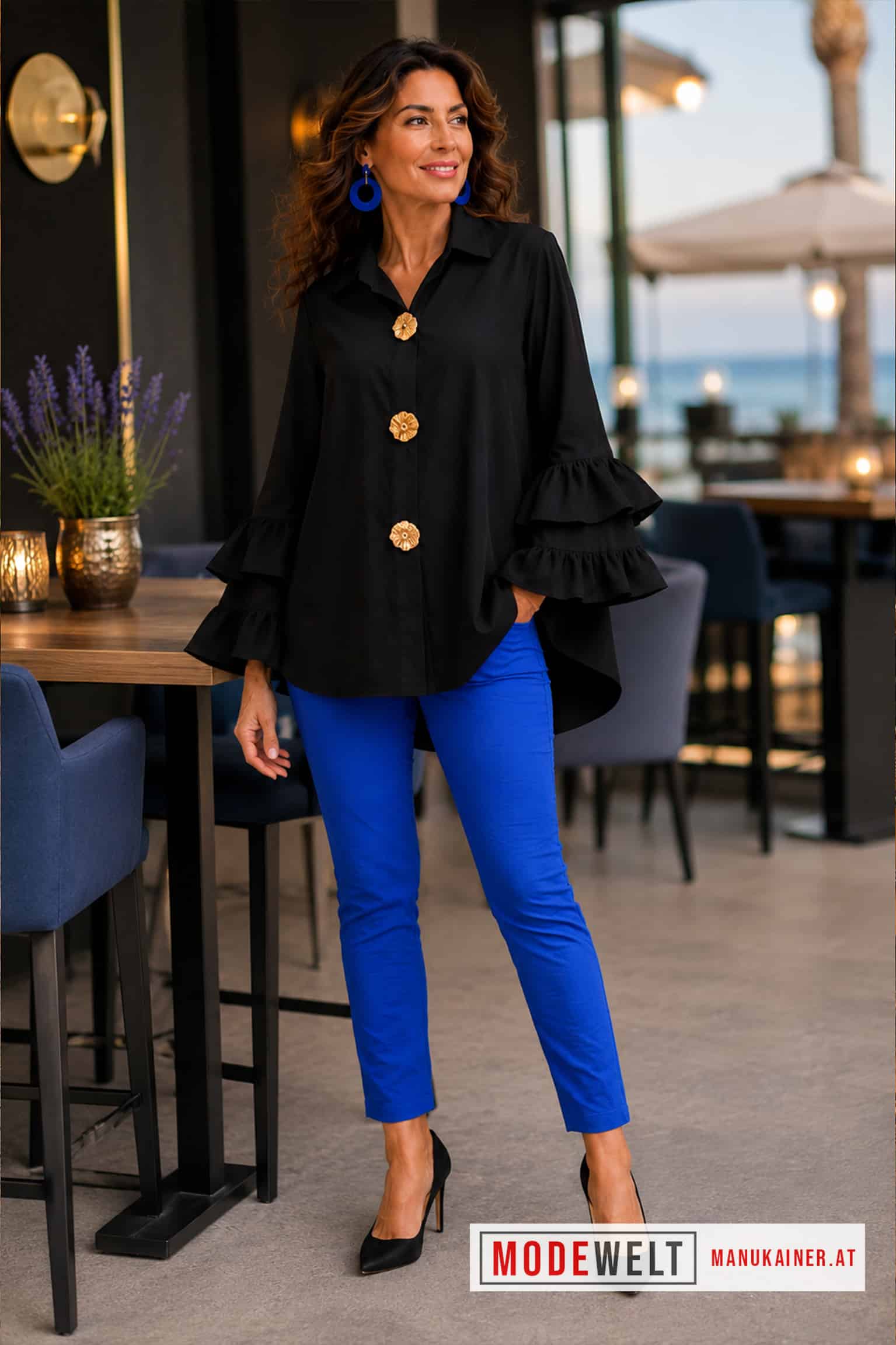 Tunika LILIANA Black |Gr. UNI 40-48+|, Anr.: 4330 – Bild 8