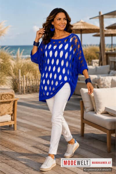 NetzPulli BellaDonna Blue |Gr. UNI 36-48|, Anr.: 4331